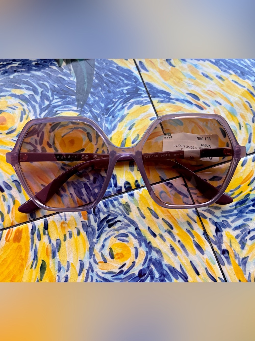 NWT! Lavender Sunglasses